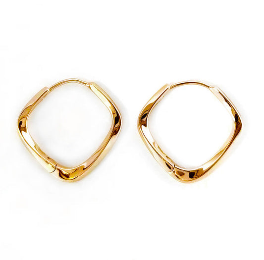 V Hoop Earrings