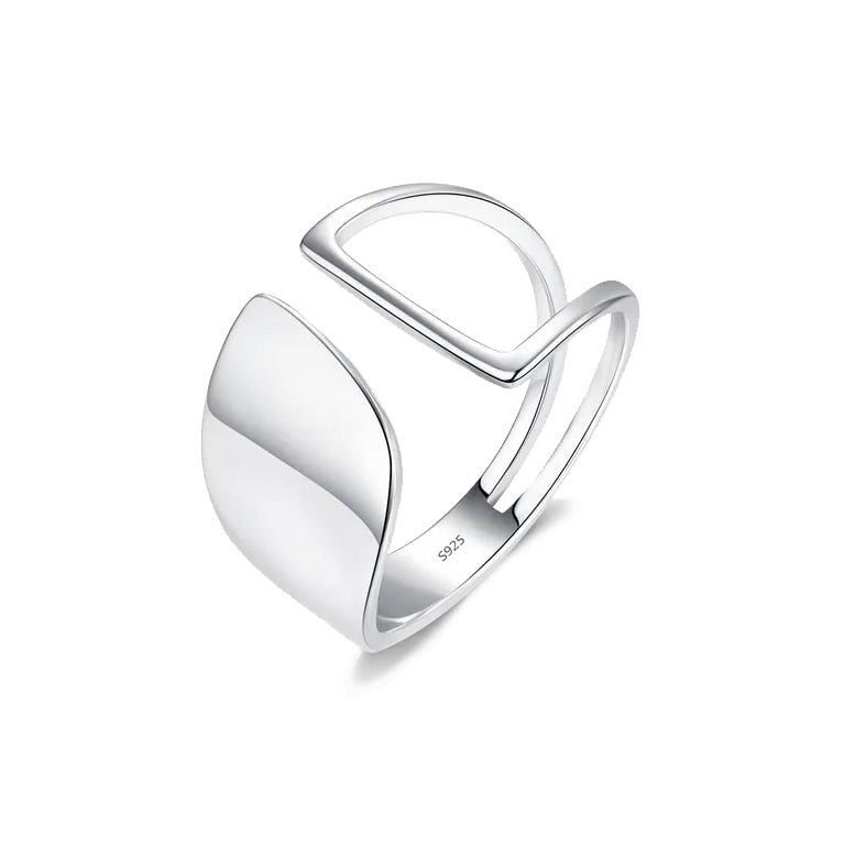 Silver Geo Ring