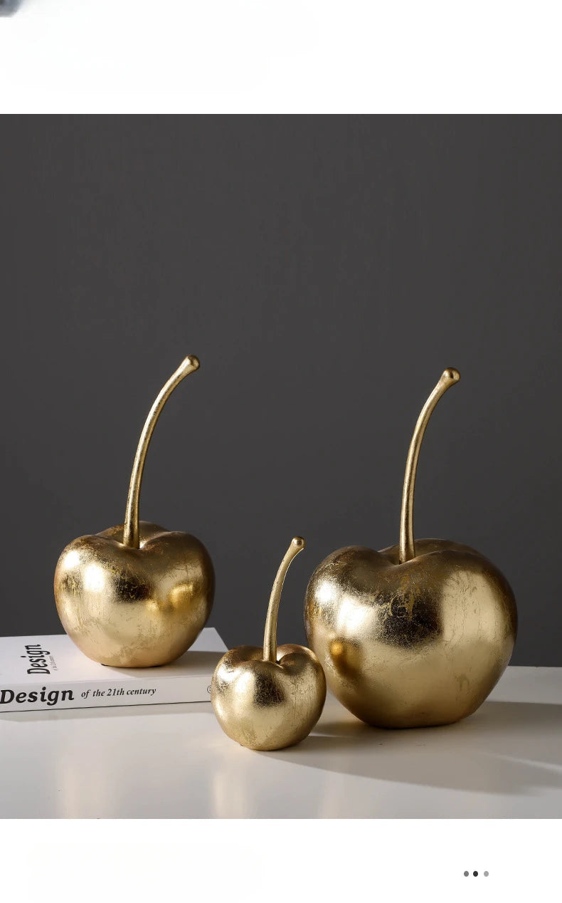 Golden Apples Decorative Figurines