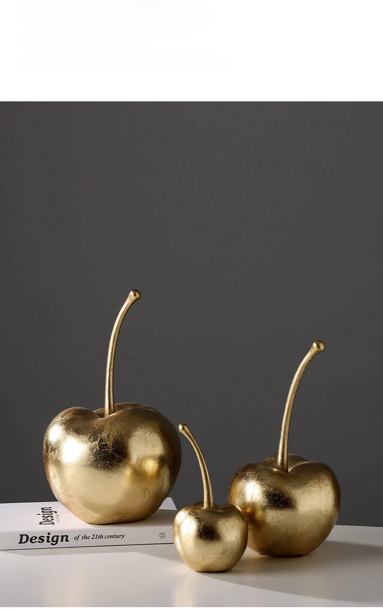 Golden Apples Decorative Figurines