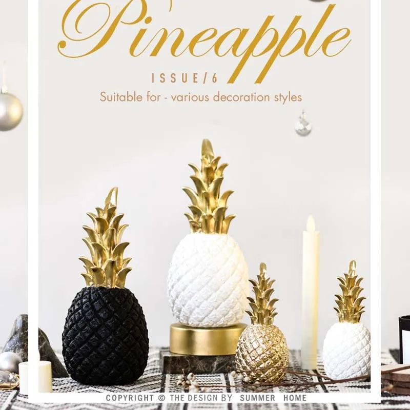 Modern Desk Pineapples