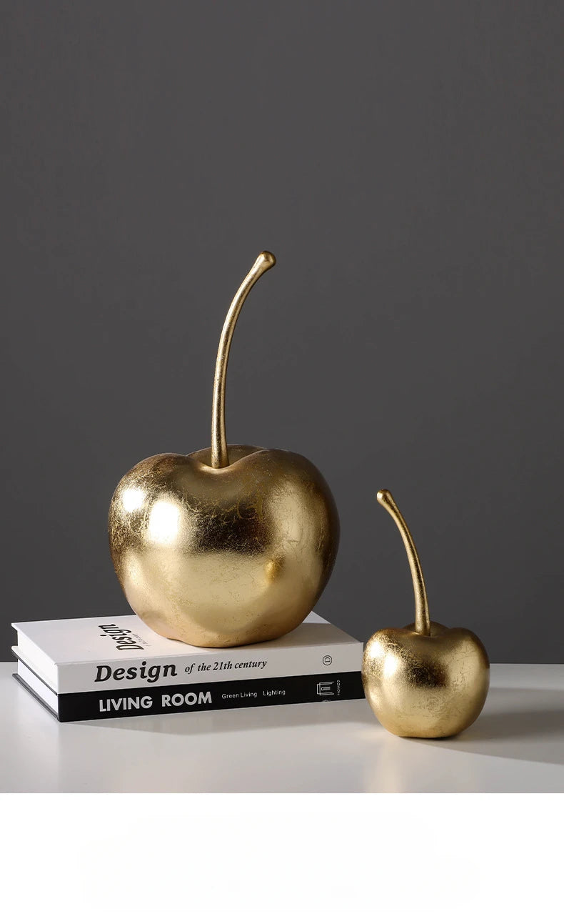 Golden Apples Decorative Figurines