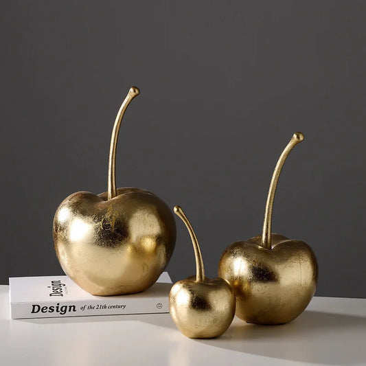 Golden Apples Decorative Figurines