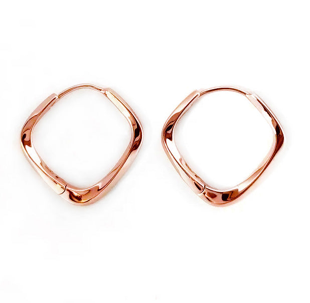 V Hoop Earrings