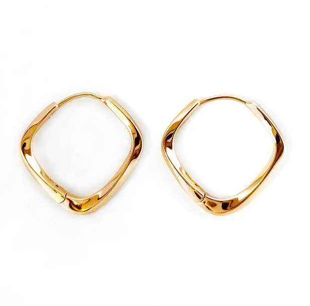 V Hoop Earrings
